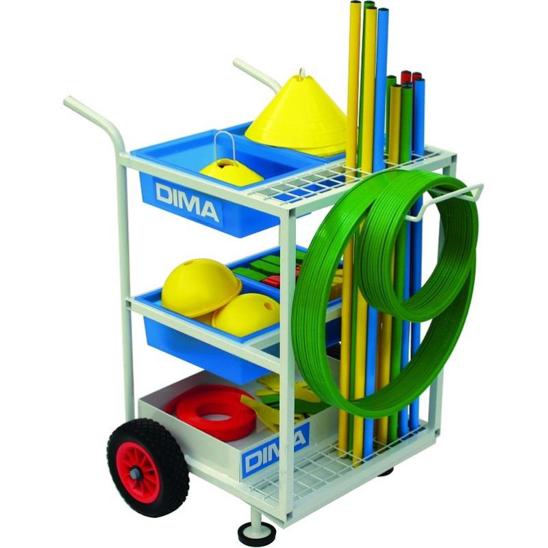 MULTI-PURPOSE SPORTS EQUIPMENT TRANSPORT TROLLEY | DIMASPORT