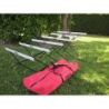 Cross-braced hurdlesset of 6