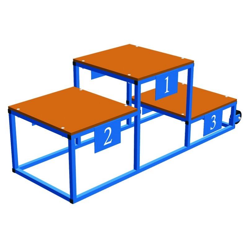 3 place steel award's stand