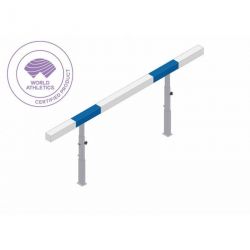 Steeplechase water jump barrier with ground sleeves