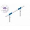 Steeplechase water jump barrier with ground sleeves