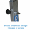 Steeplechase water jump barrier with ground sleeves