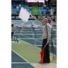 Drapeaux de juge blanc/rougela paire