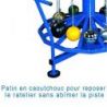 Rolling circular rack for hammers