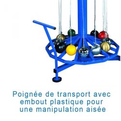 Rolling circular rack for hammers