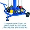 Rolling circular rack for hammers