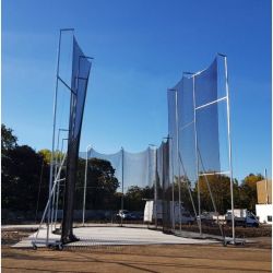WORLD ATHLETICS CERTIFIED HAMMER CAGE WITH GROUND SLEEVES | DIMASPORT