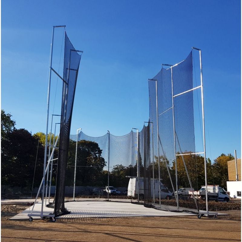 WORLD ATHLETICS CERTIFIED HAMMER CAGE WITH GROUND SLEEVES | DIMASPORT