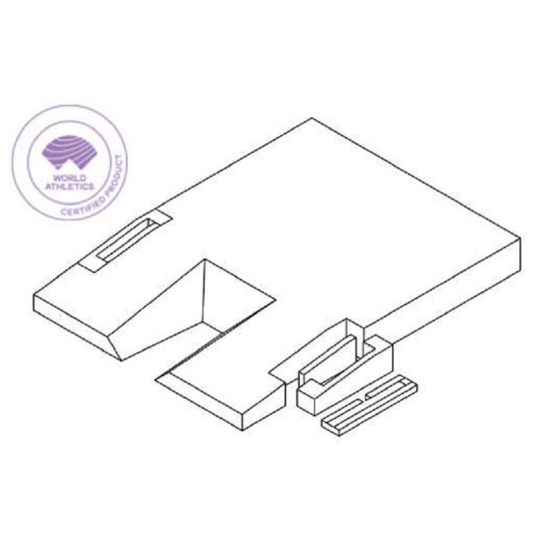 Matelas perche international monohousse 8.00 x 6.00 x 0.80/0.40m Matelas perche international monohousse 8.00 x 6.00 x 0.80/0.40m