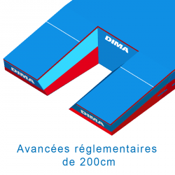 Matelas perche international monohousse 8.00 x 6.00 x 0.80/0.40m