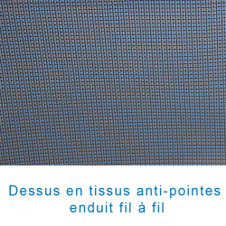Matelas perche reversible avec caillebotis7.00 x 5.00 x 0.80/0.50m