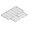Galvanized platform for basic pole vault landing system 4.25x5.00x0.10m