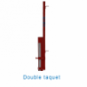 Competition telescopic steel high jump standards (per pair)