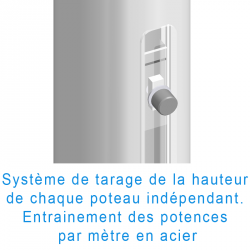 POTEAUX SAUT A LA PERCHE REPLIABLES -CERTIFIÉS WA |DIMASPORT