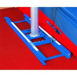 Rails classiques pour poteaux perche avec chariots a fixer - largeur 350mmla paire