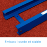 Rails classiques pour poteaux perche avec chariots a fixer - largeur 350mmla paire