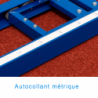 Rails classiques pour poteaux perche avec chariots a fixer - largeur 350mmla paire