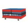CHARIOT /  PLATEAU DE TRANSPORT SUR ROULETTE 200X200X10CM | DIMASPORT
