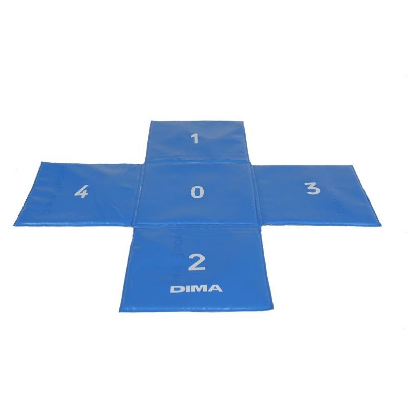 FOLDABLE FIRM MAT IN CROSS SHAPE 150X150X1.5CM - DIMASPORT