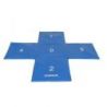 FOLDABLE FIRM MAT IN CROSS SHAPE 150X150X1.5CM - DIMASPORT