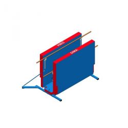 Barres mixtes a poseravec roulements et matelas integre