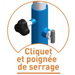 Barres mixtes a poseravec roulements et matelas integre