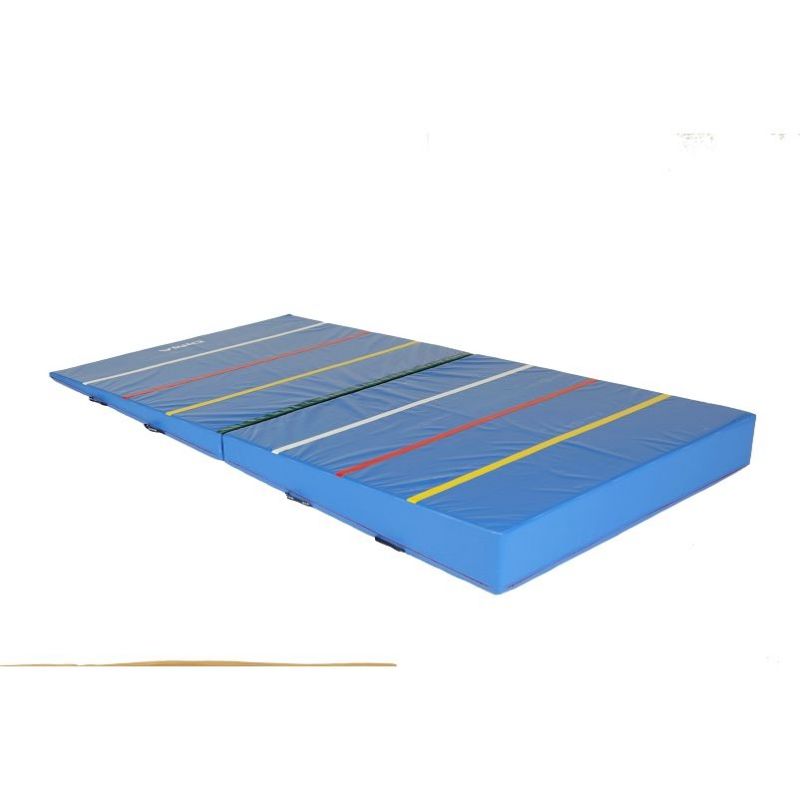 Tapis de saut en longueur repliable en 2 parties Tapis de saut en longueur repliable en 2 parties