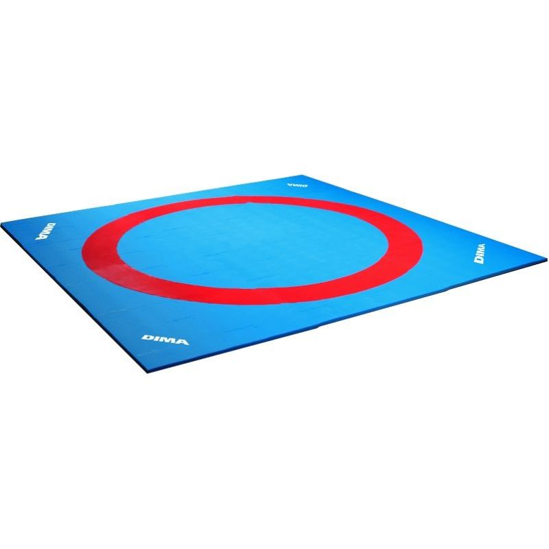 College wrestling mat