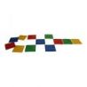 Square poly spots - set of 12 in a polybag