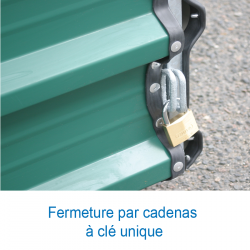 Garage sur roues fixes pour sautoir perche club 6.80 x 5.60m