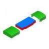Shed on fixed wheels for concept iii high jump landing system 8.50 x 4.80m