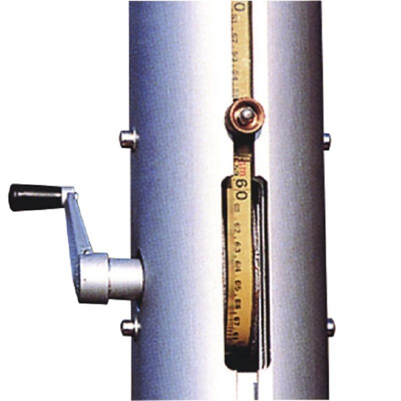 Pole-vault upright resin cranking handle