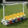 ABRI DE PISTE MOBILE 10 SIÈGES POUR ATTENTE / REPOS DES ATHLÈTES