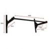 WALL OR CEILING-MOUNTED PULL-UP BAR DEPTH 40 OR 60 CM - DIMASPORT