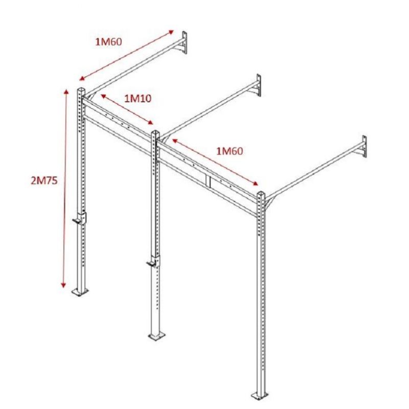 CAGE MURALE DE CROSSFIT / CROSSTRAINING - DIMASPORT CAGE MURALE DE CROSSFIT / CROSSTRAINING - DIMASPORT