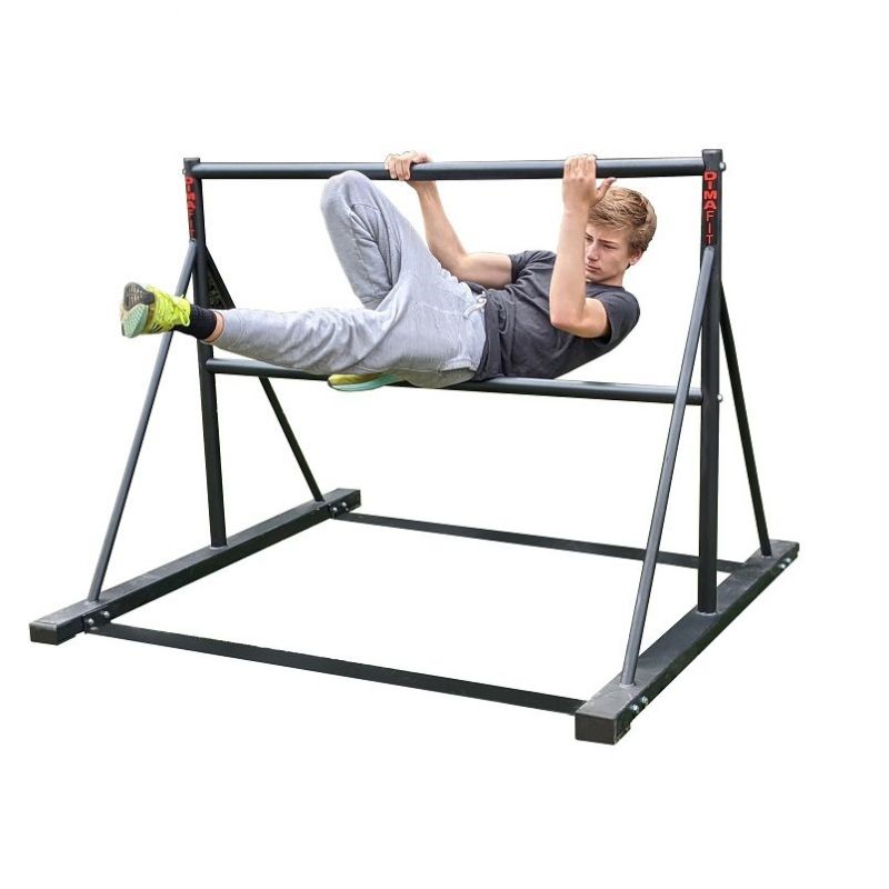DOUBLE PARKOUR WINDOW BARS WITH TIE-RODS - 1M25 | DIMASPORT DOUBLE PARKOUR WINDOW BARS WITH TIE-RODS - 1M25 | DIMASPORT