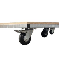 CHARIOT DE TRANSPORT SUR ROULETTE POUR MATELAS REPLIABLE 200 X 200 X 10 CM