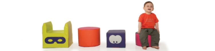 ASSISE, POUFS ET BANCS POUR  JEUNES ENFANTS | DIMAKID
