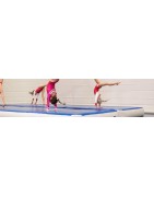 Pistes et éléments gonflables de gymnastique
